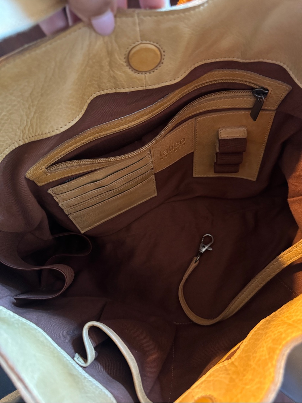 Latico Leather Petite Lindsey shoulder bag - Camel - Picture 7 of 9